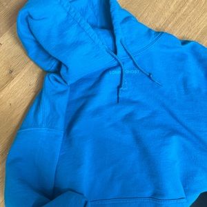Lonely Ghost Text Me When You Get Home Blue Hoodie